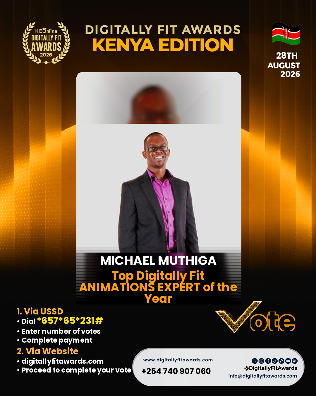 Michael Muthiga poster