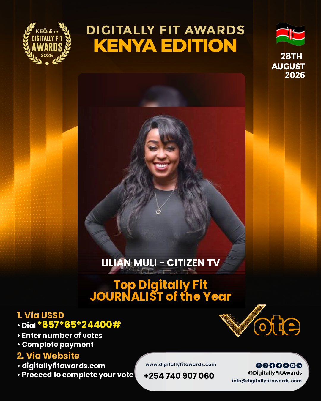 Lilian Muli - Citizen TV poster