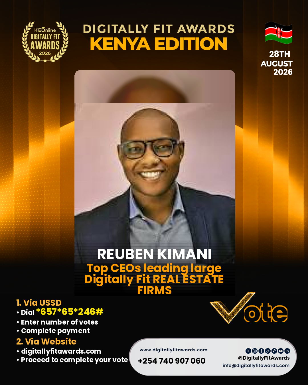 Reuben Kimani poster