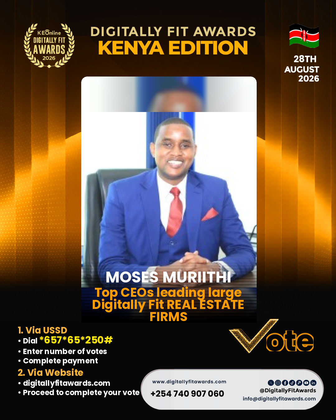 Moses Muriithi poster