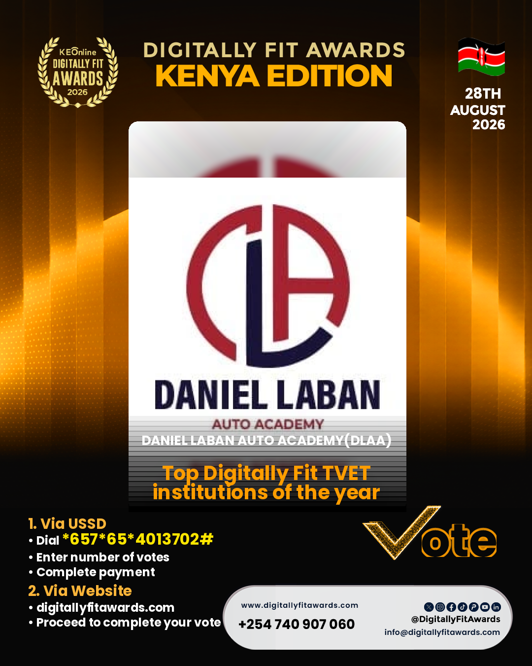 Daniel Laban Auto Academy(DLAA) poster