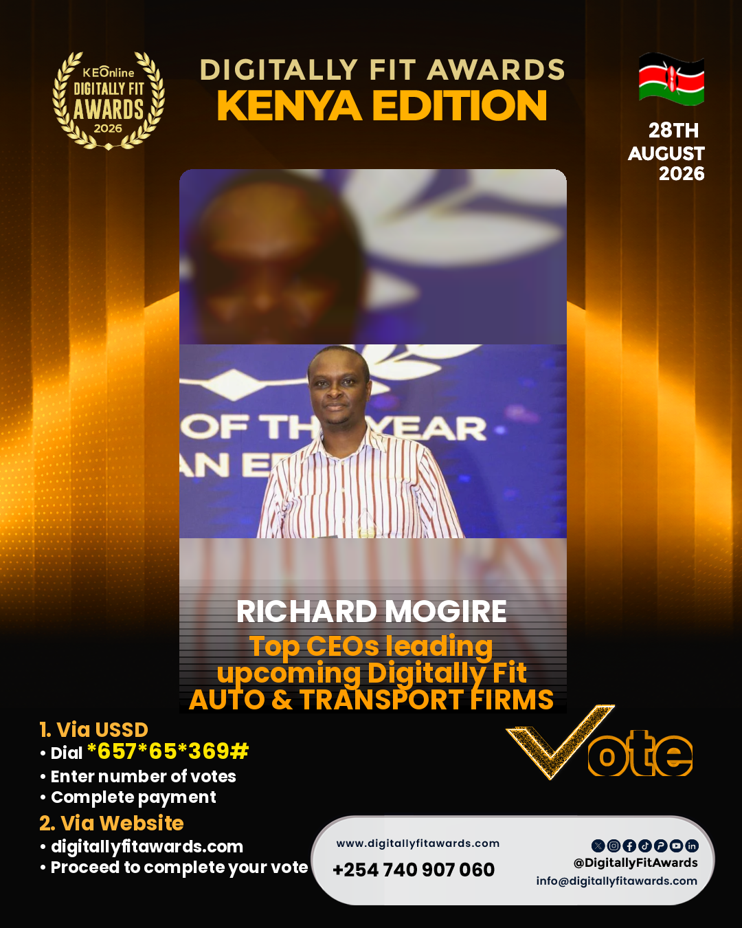 Richard Mogire poster