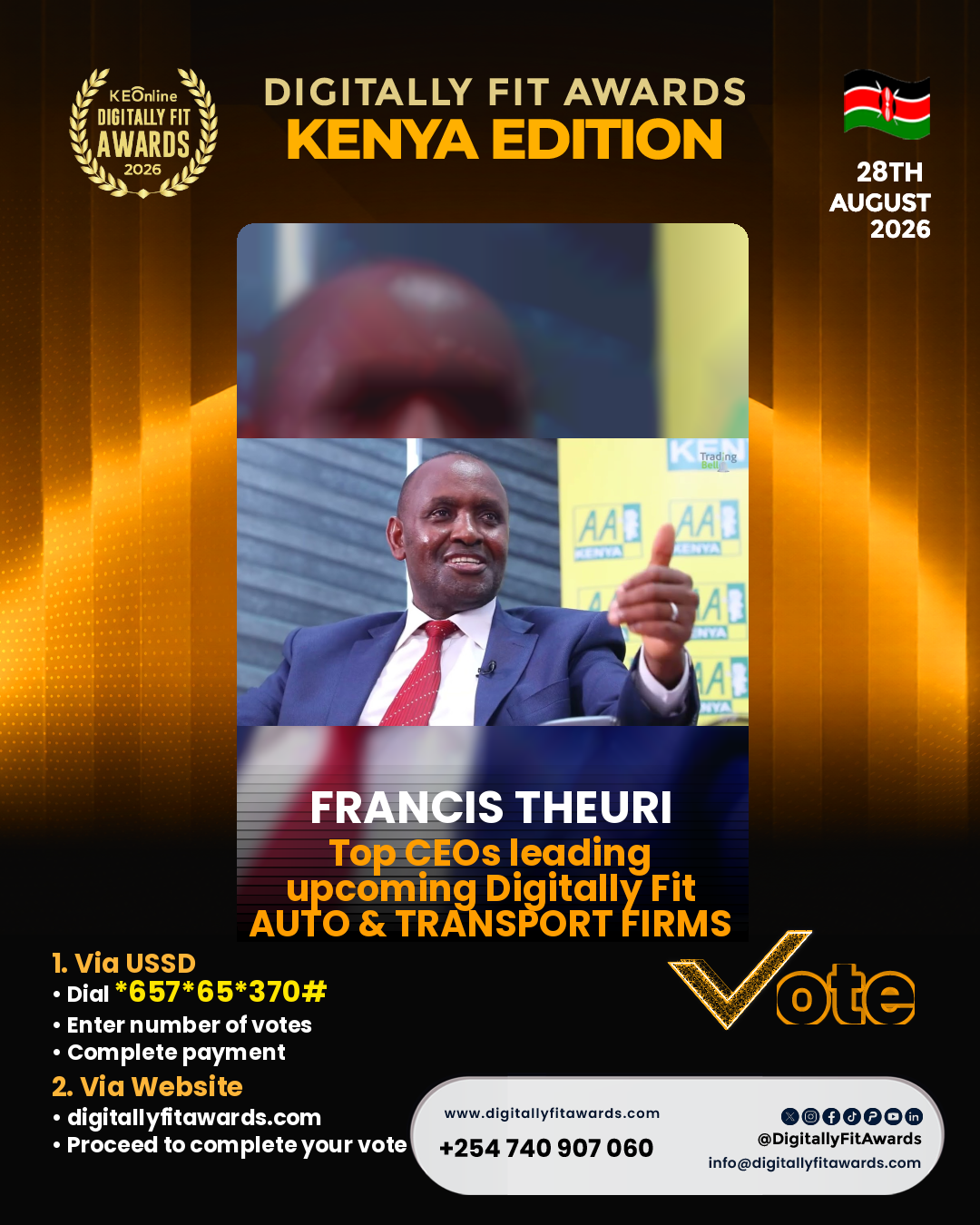 Francis Theuri poster
