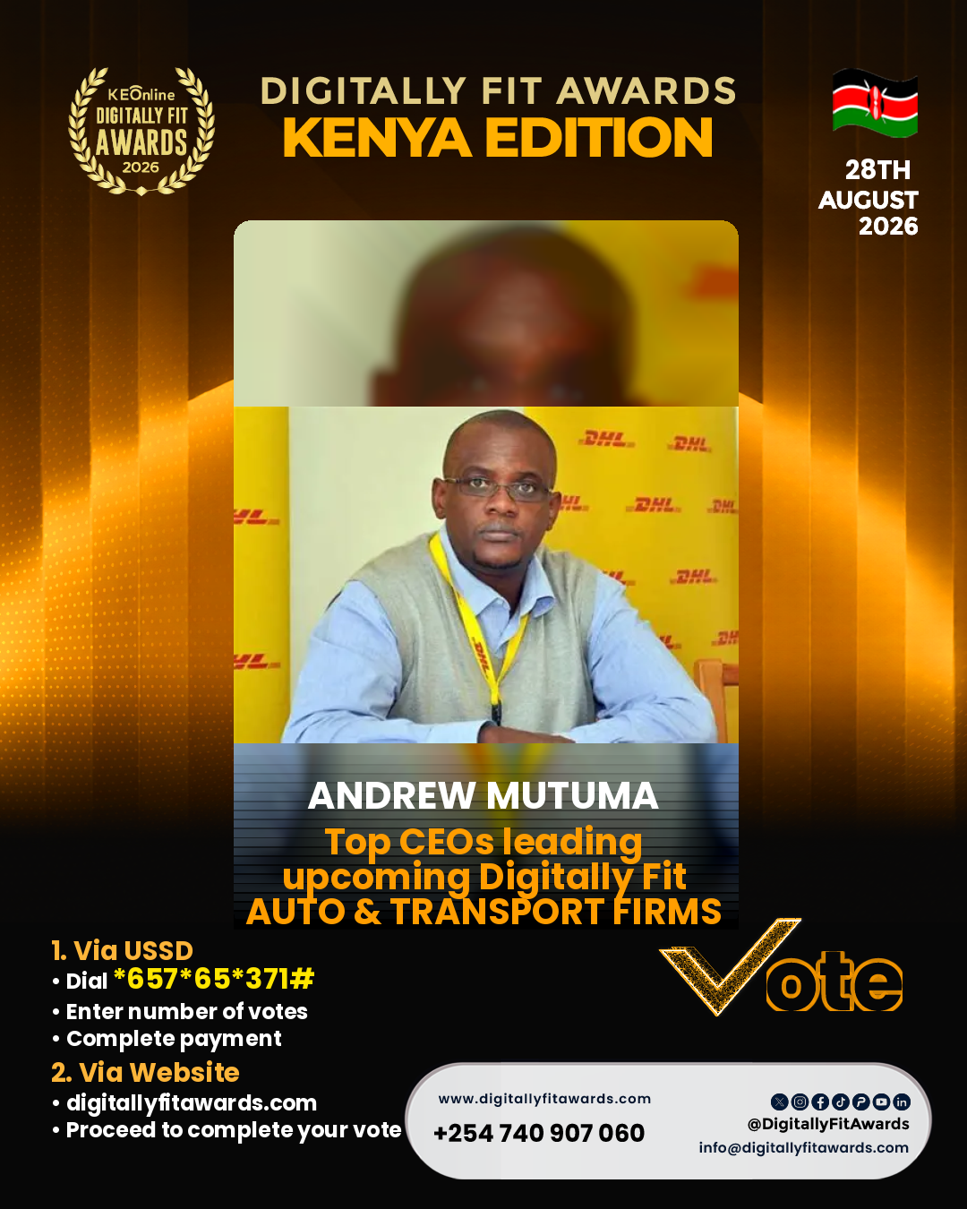 Andrew Mutuma poster