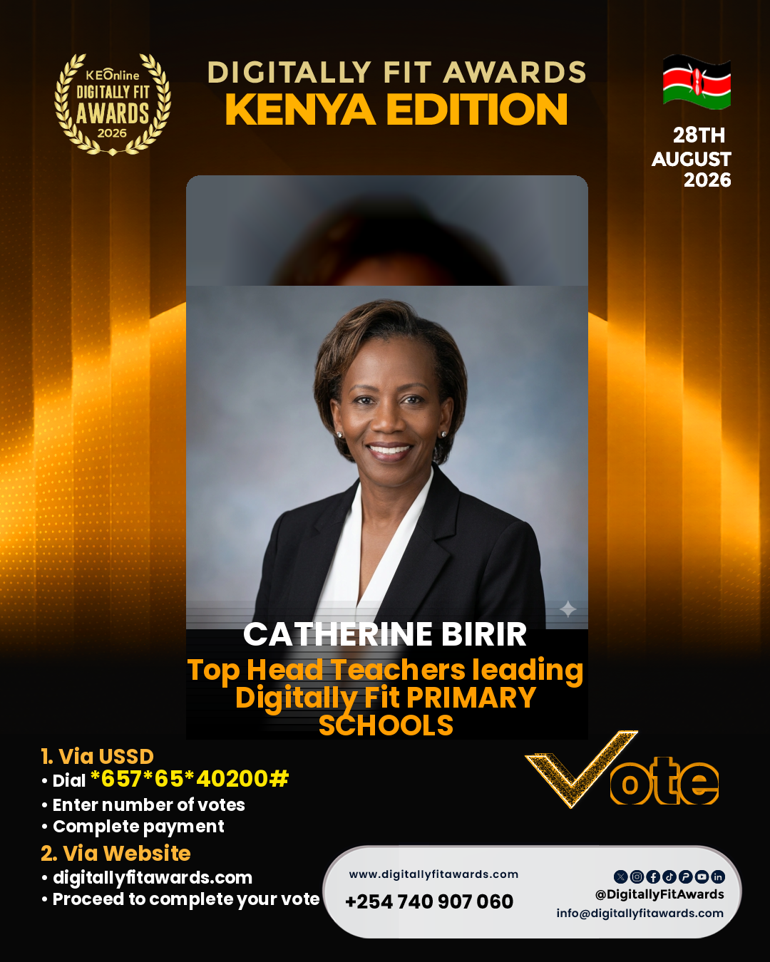 Catherine Birir poster