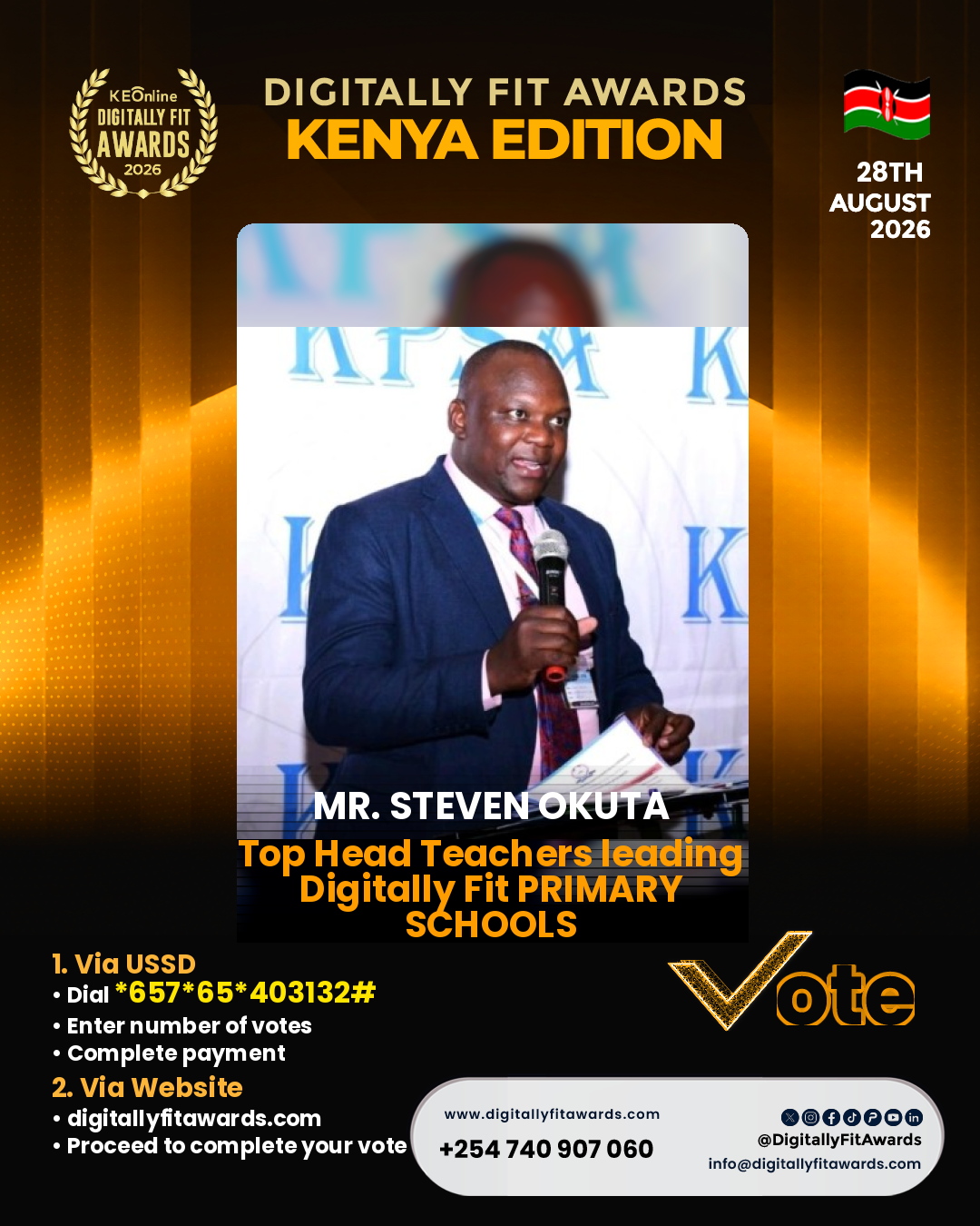 Mr. Steven Okuta poster