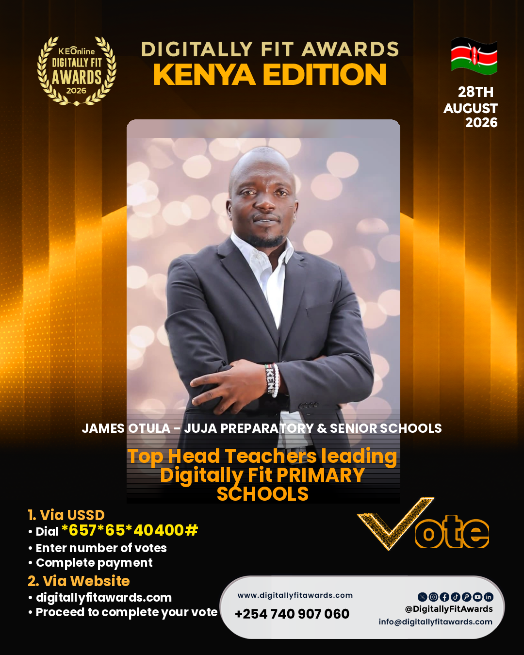 James Otula - Juja Preparatory & Senior Schools poster