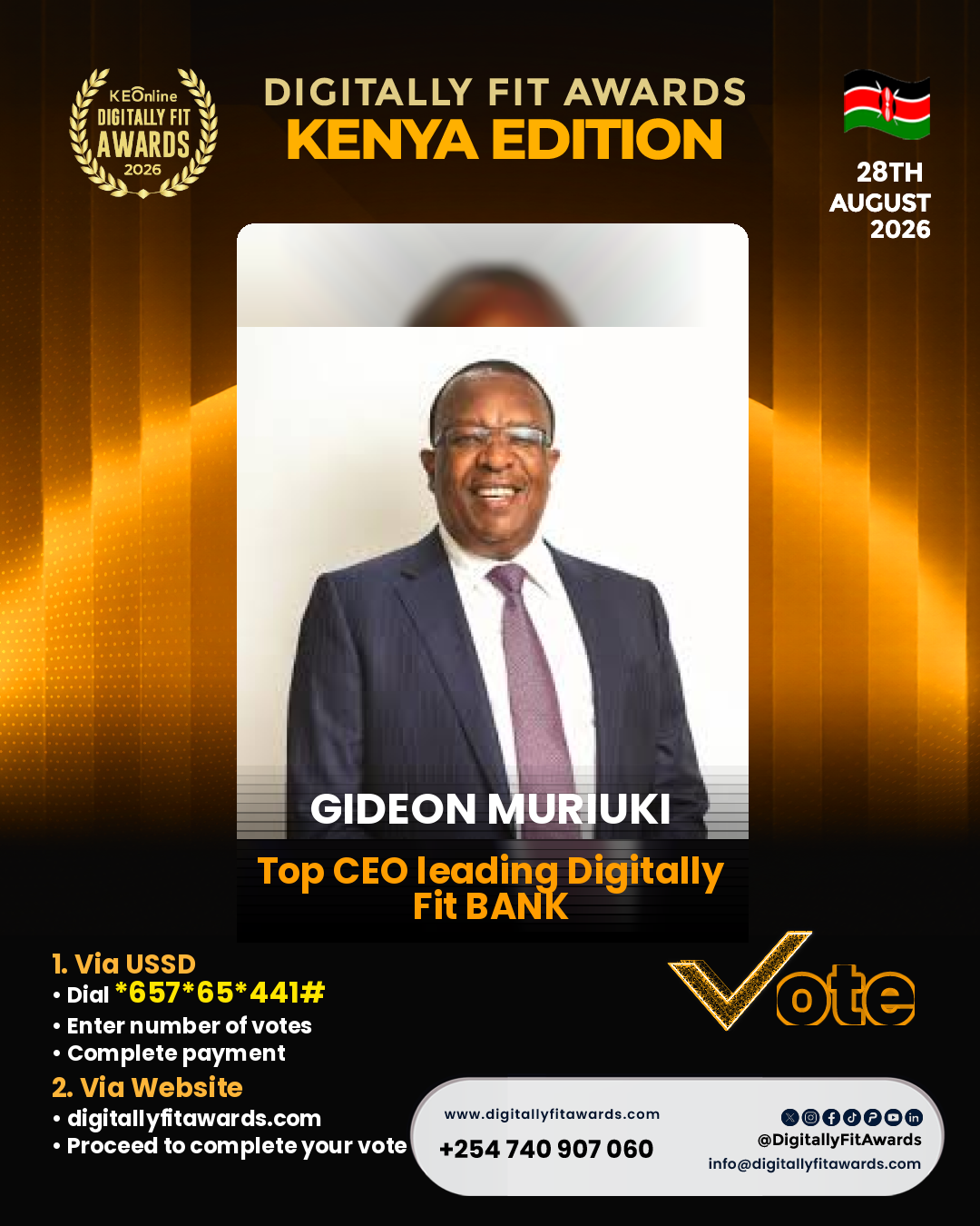 Gideon Muriuki poster