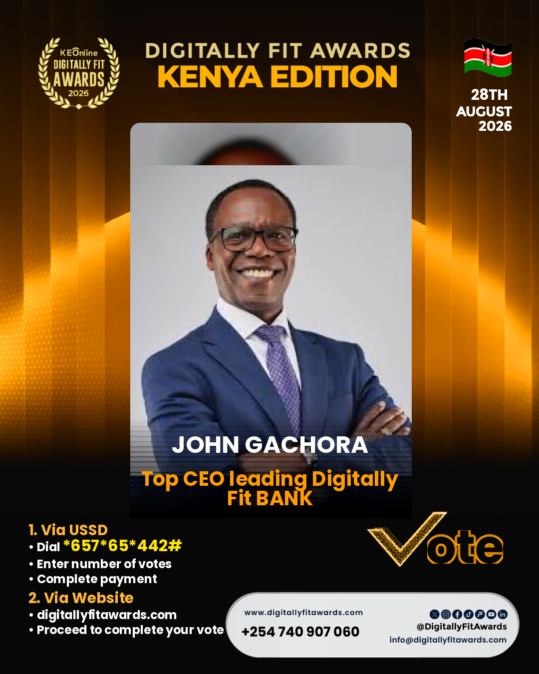 John Gachora poster