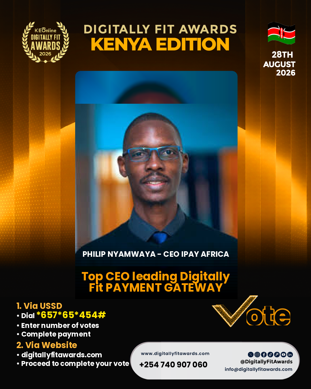 Philip Nyamwaya - CEO iPay Africa poster
