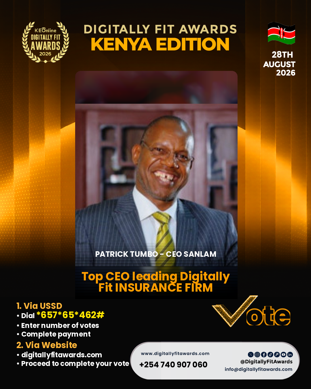 Patrick Tumbo - CEO Sanlam poster