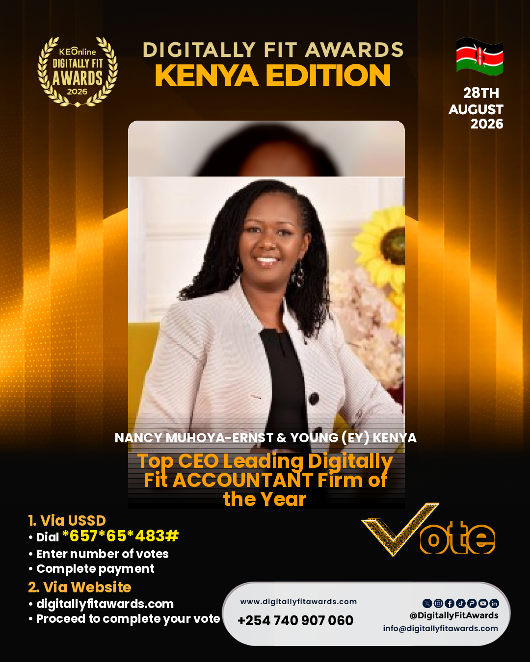 Nancy Muhoya-Ernst & Young (EY) Kenya poster