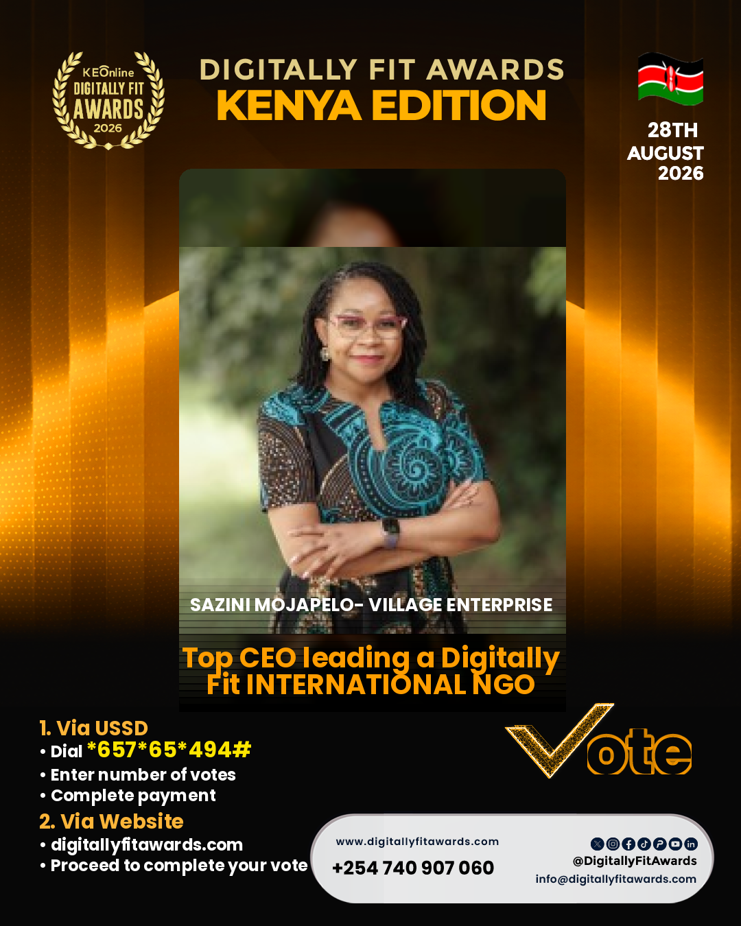 Sazini Mojapelo- Village Enterprise poster