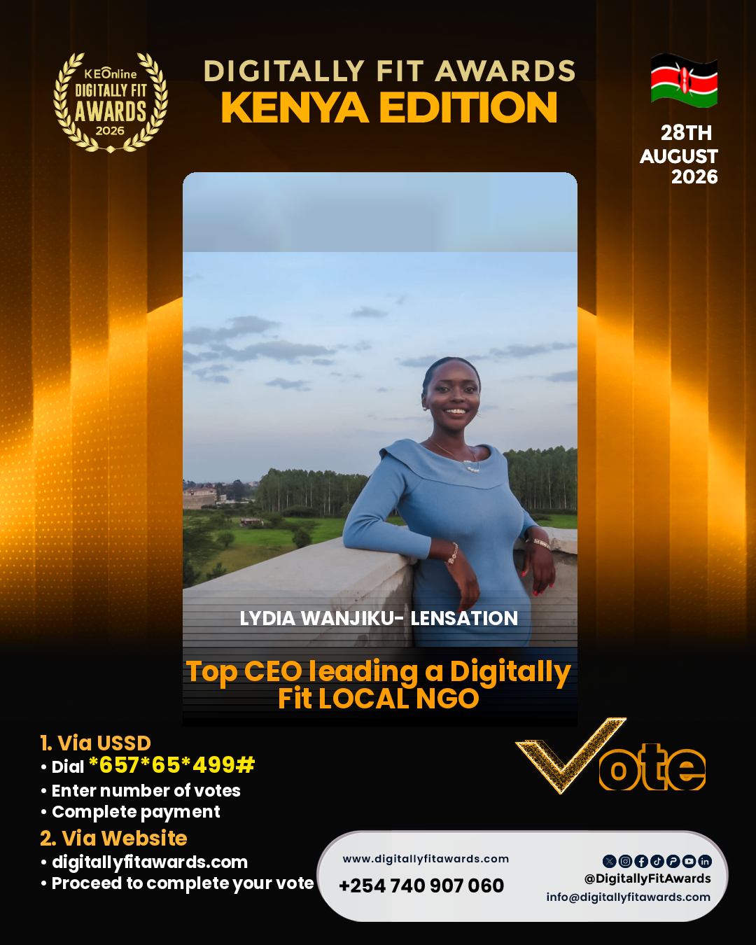 Lydia Wanjiku- Lensation poster