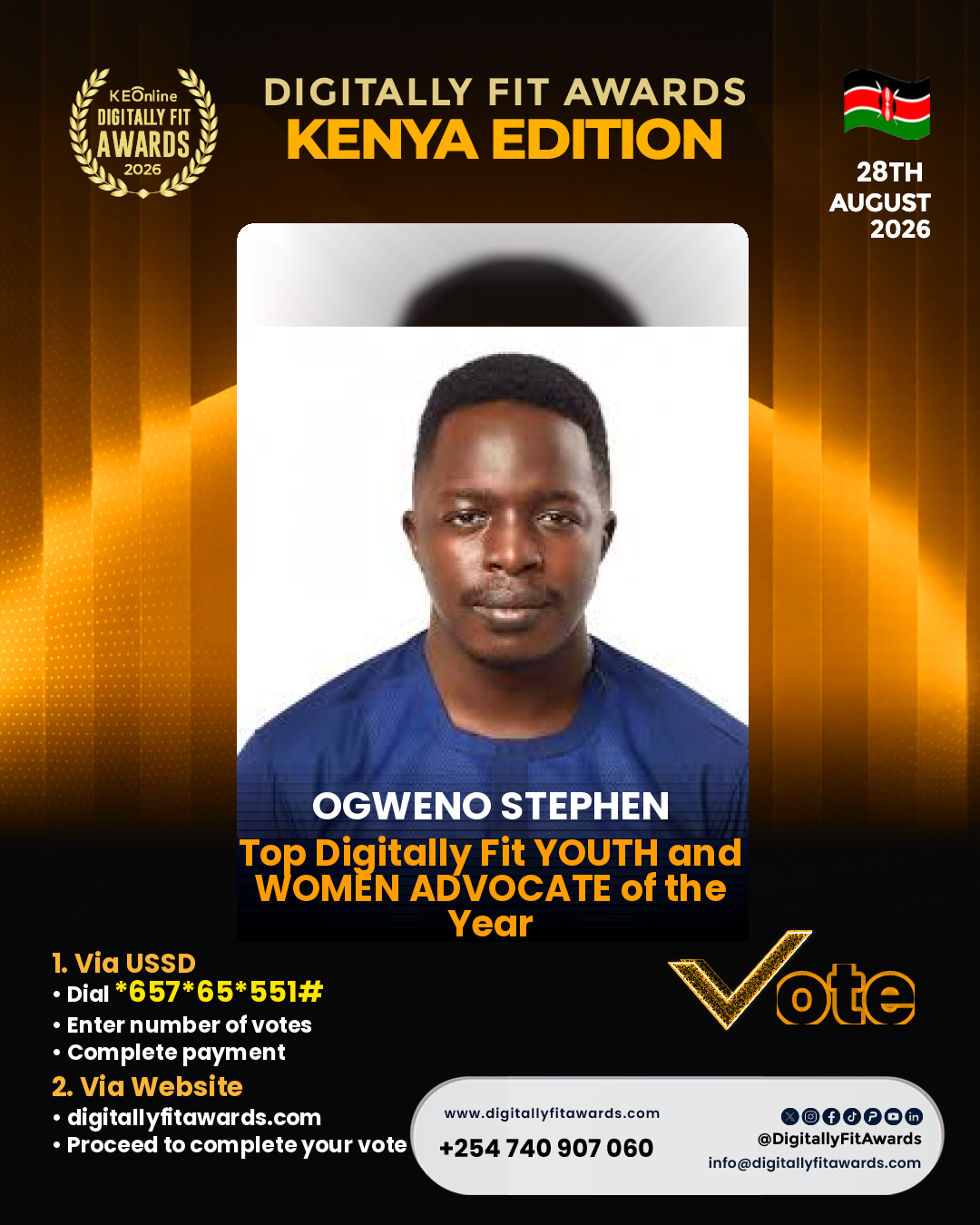 Ogweno Stephen poster