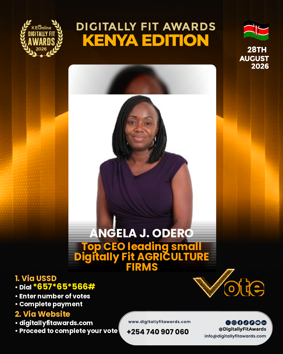 Angela J. Odero poster