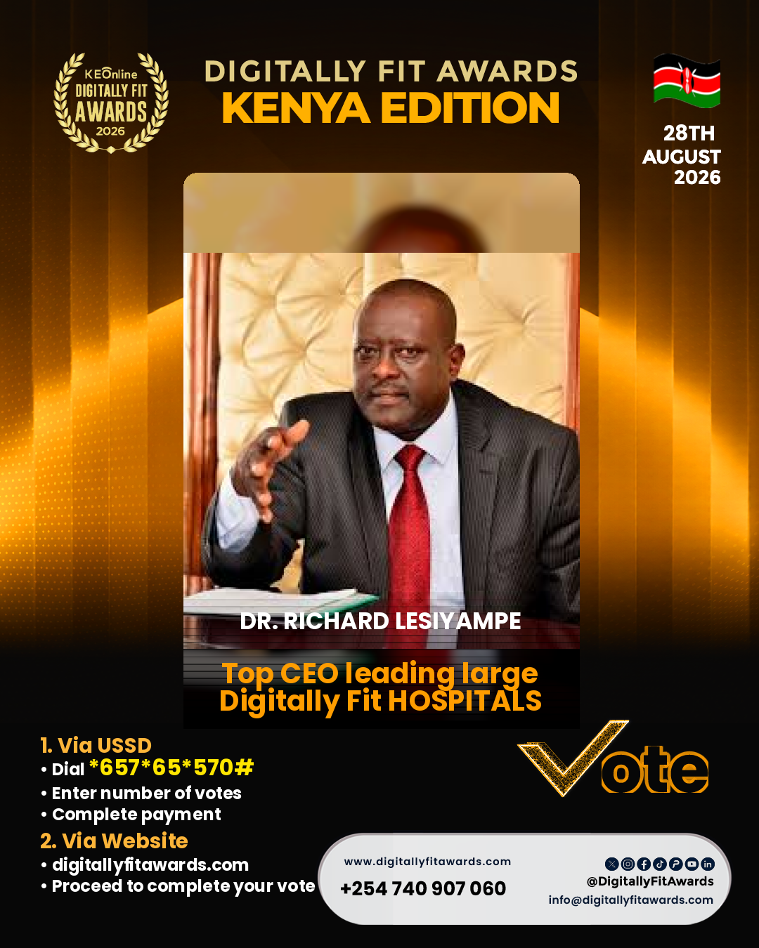 Dr. Richard Lesiyampe poster