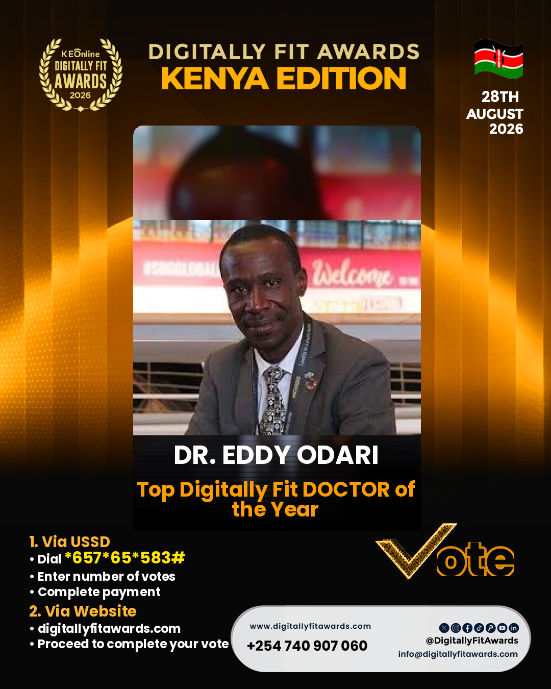 Dr. Eddy Odari poster
