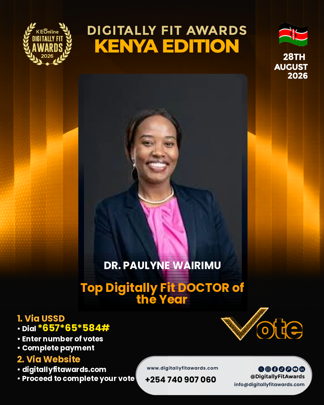 Dr. Paulyne Wairimu poster