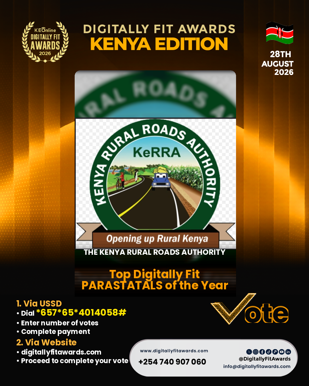 The Kenya Rural Roads Authority poster
