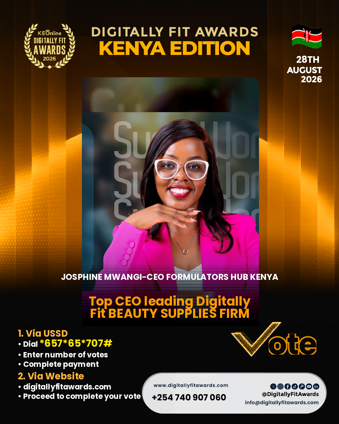 Josphine Mwangi-CEO Formulators Hub Kenya poster