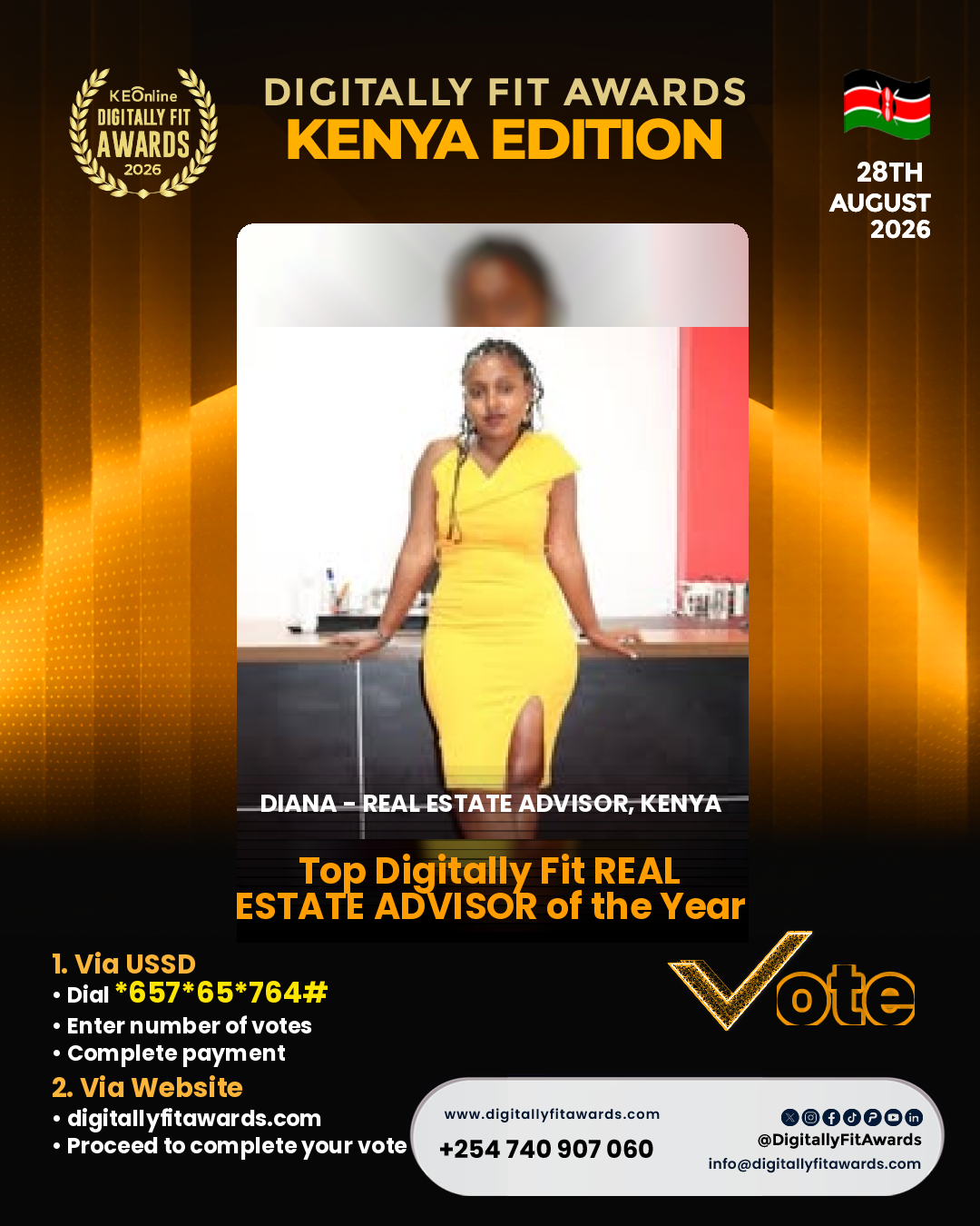 Diana - Real Estate Advisor, Kenya poster
