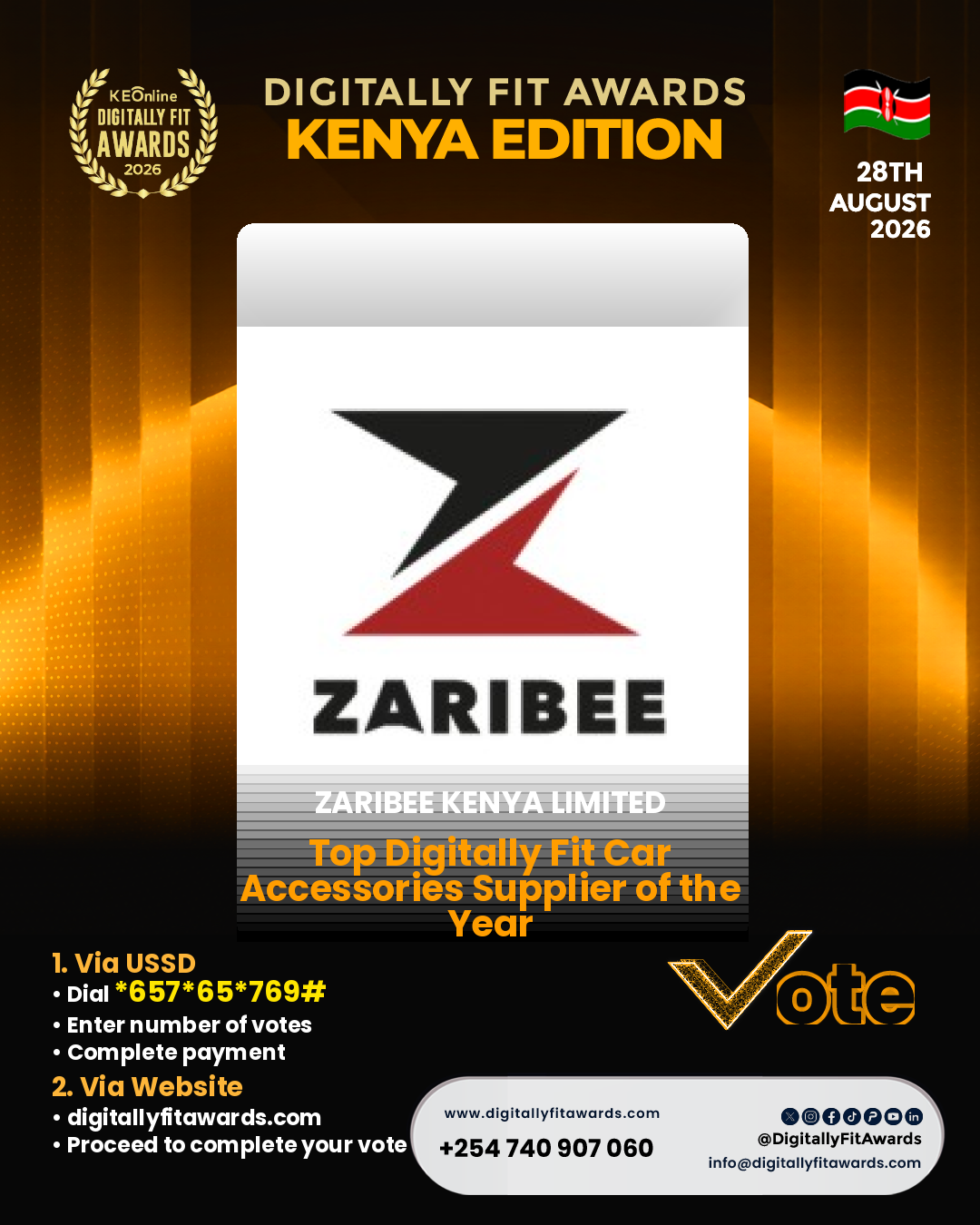 ZARIBEE Kenya Limited poster