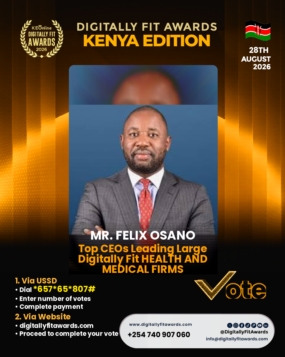 Mr. Felix Osano poster