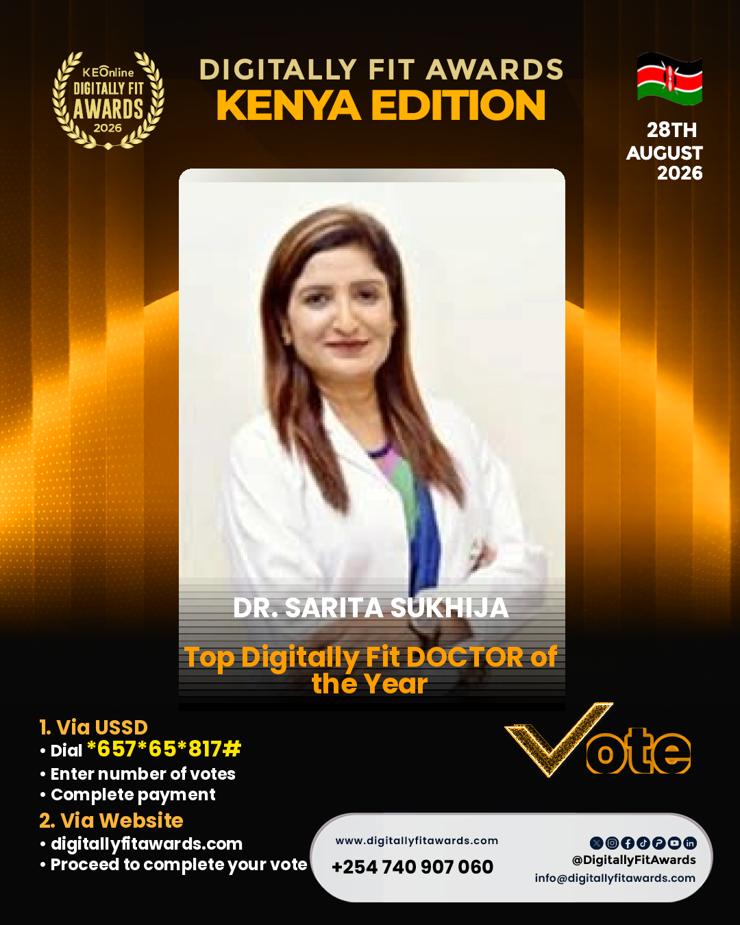 Dr. Sarita Sukhija poster
