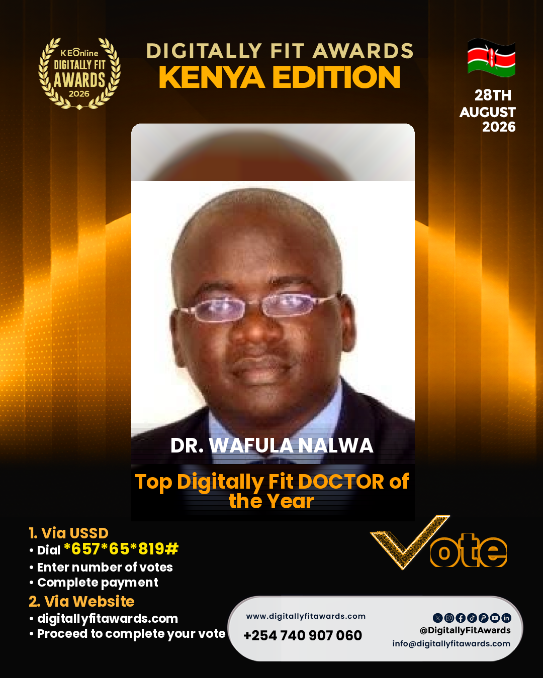 Dr. Wafula Nalwa poster