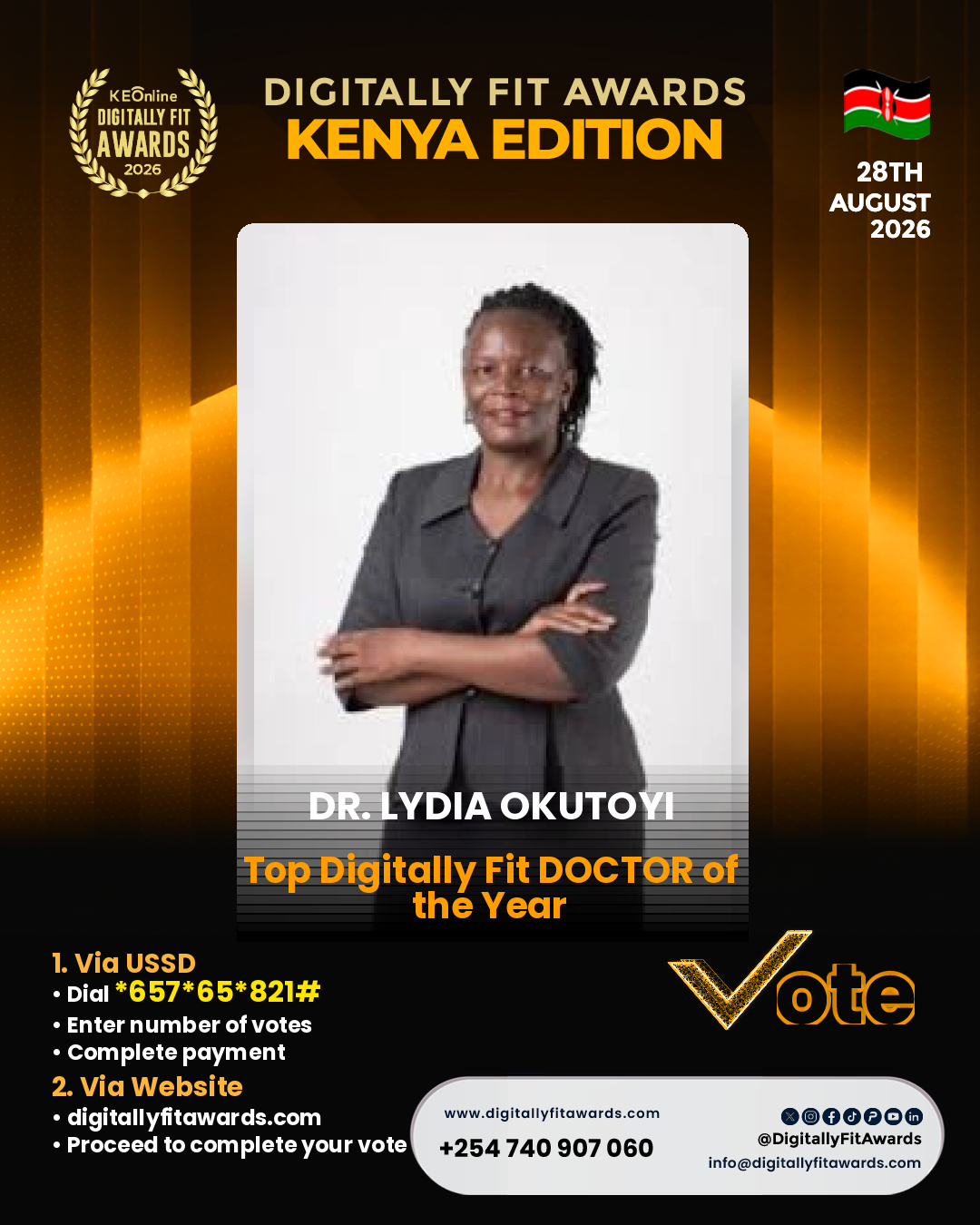 Dr. Lydia Okutoyi poster