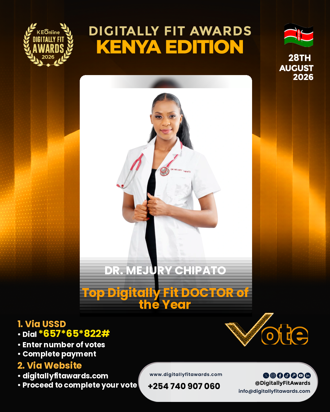 Dr. Mejury Chipato poster