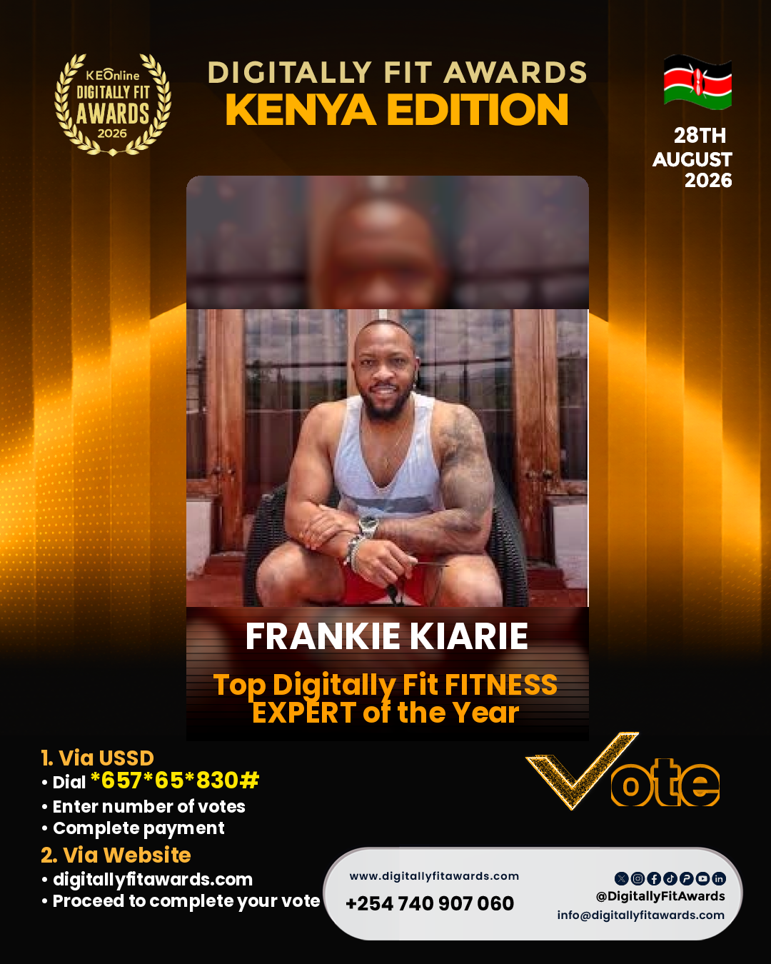 Frankie Kiarie poster