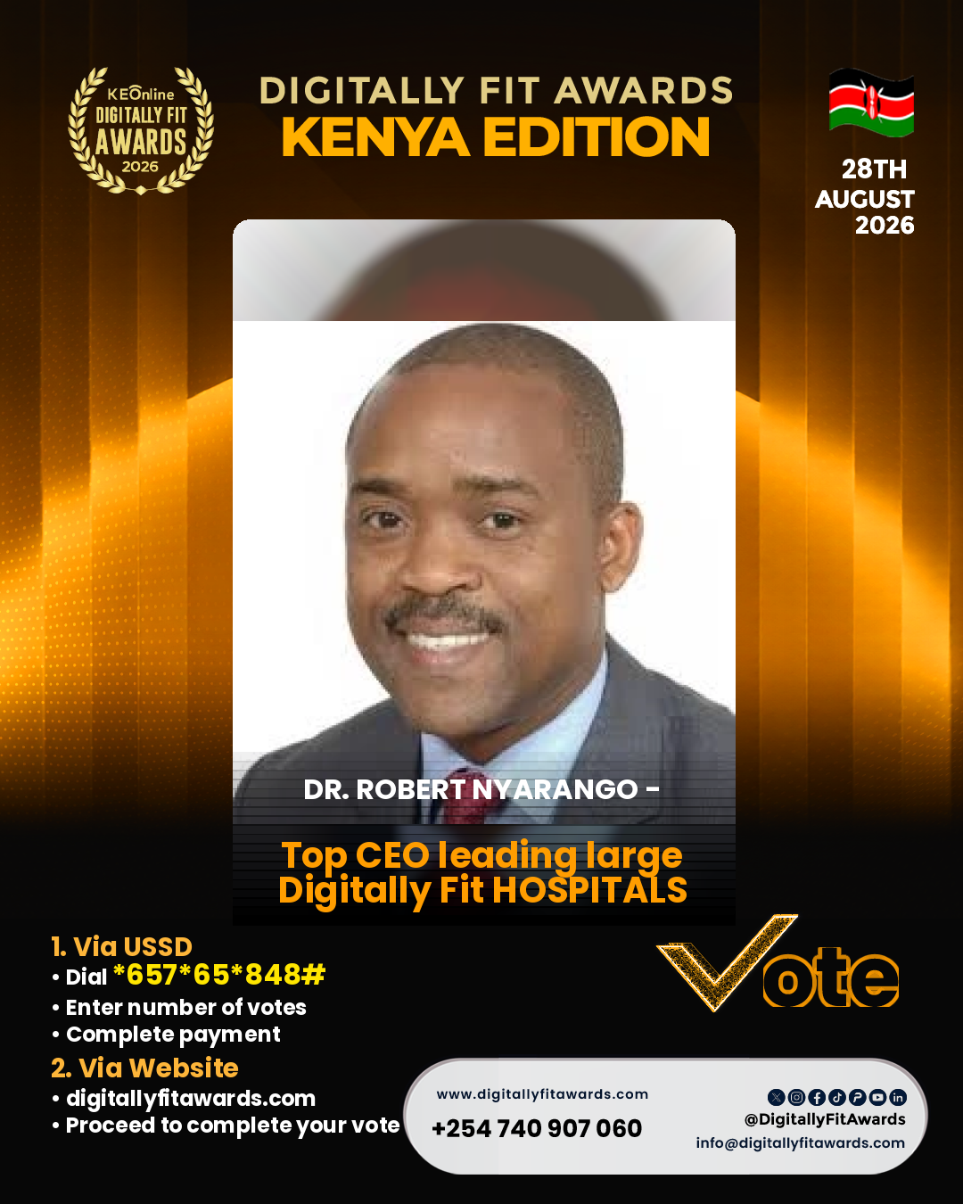 Dr. Robert Nyarango - poster