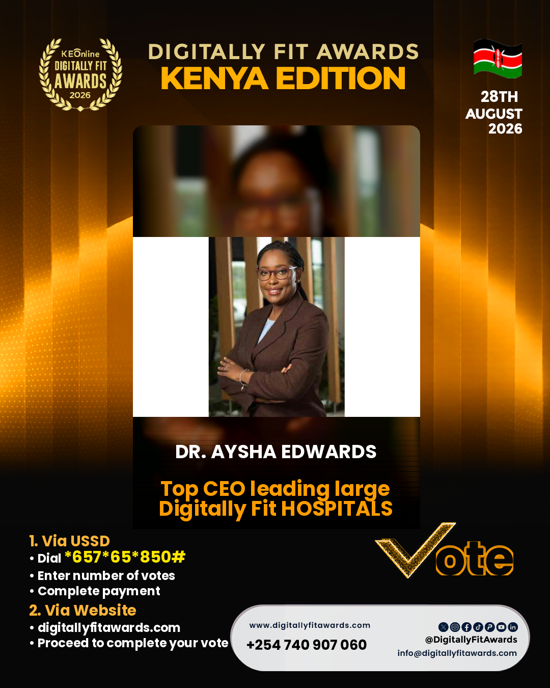 Dr. Aysha Edwards poster