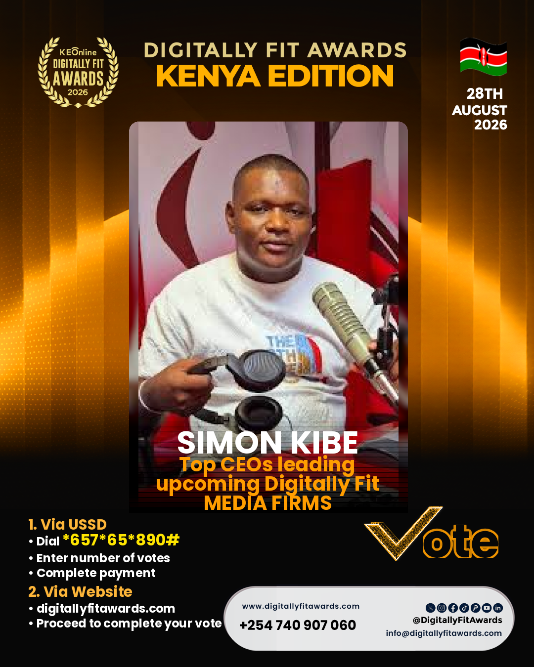 Simon Kibe poster