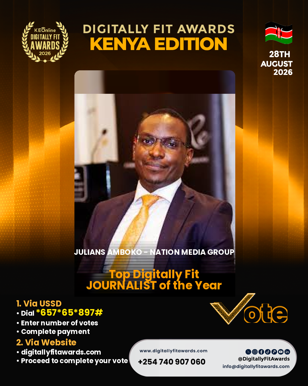 Julians Amboko - Nation Media Group poster