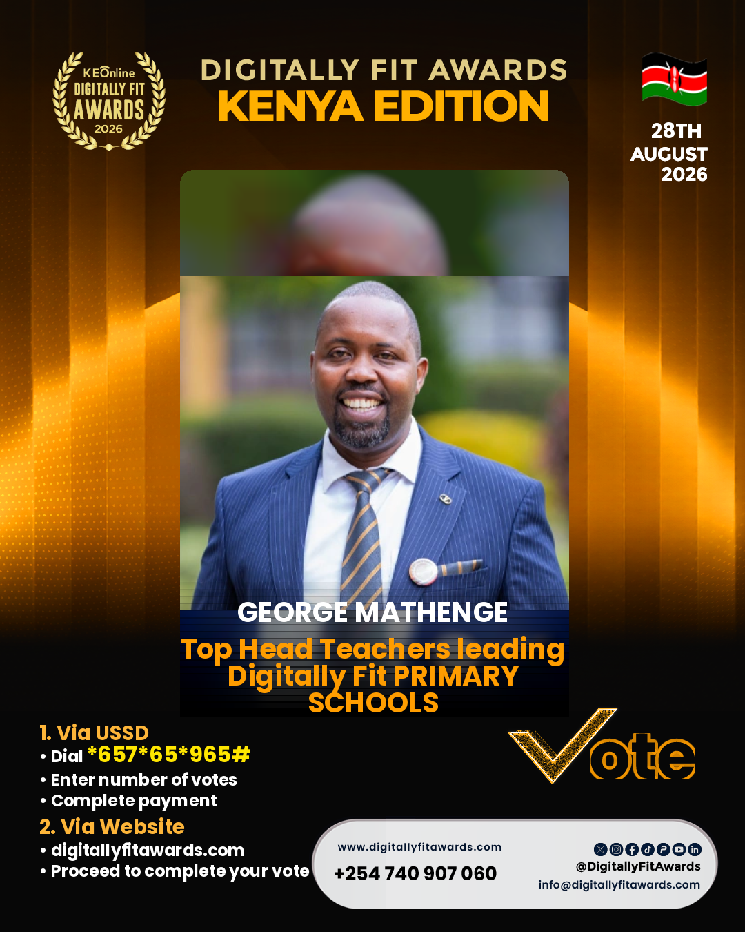 George Mathenge poster