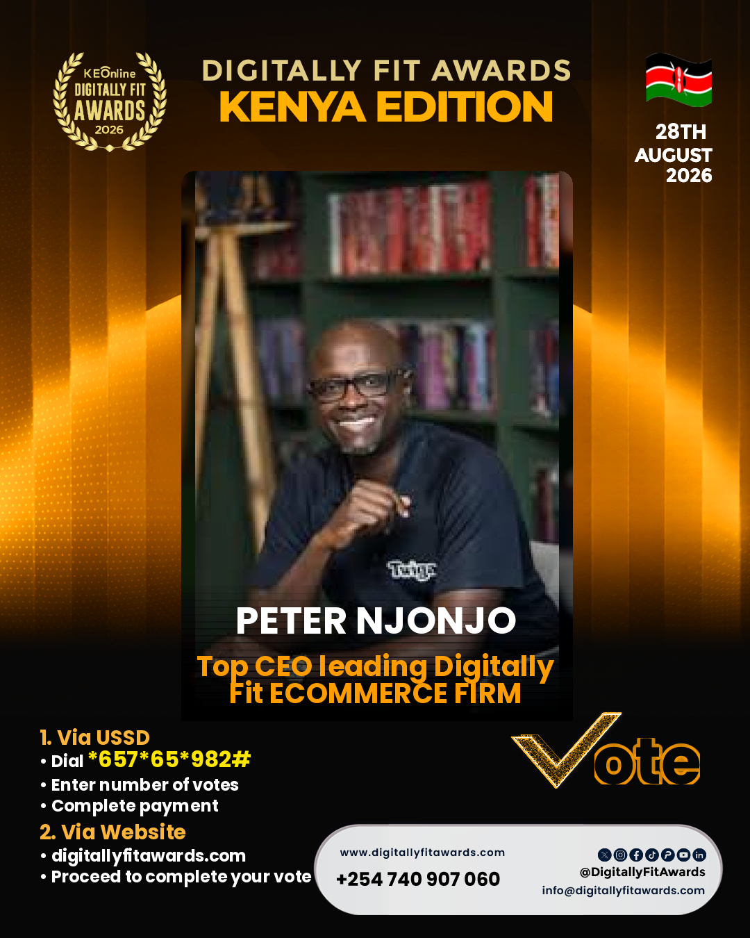 Peter Njonjo poster