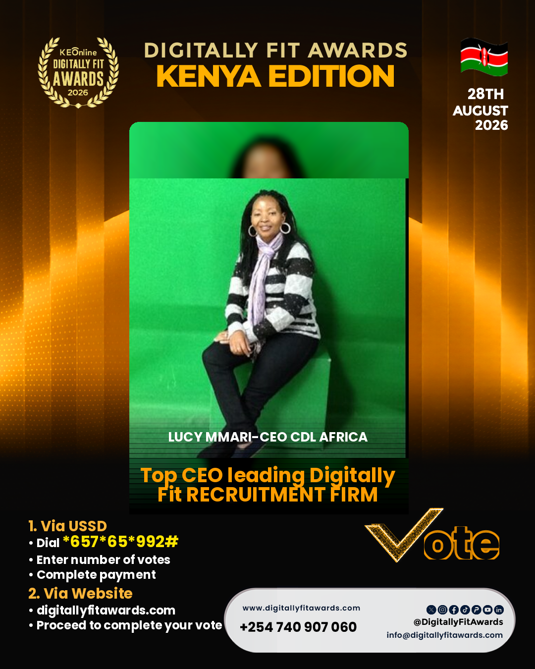 Lucy Mmari-CEO CDL Africa poster