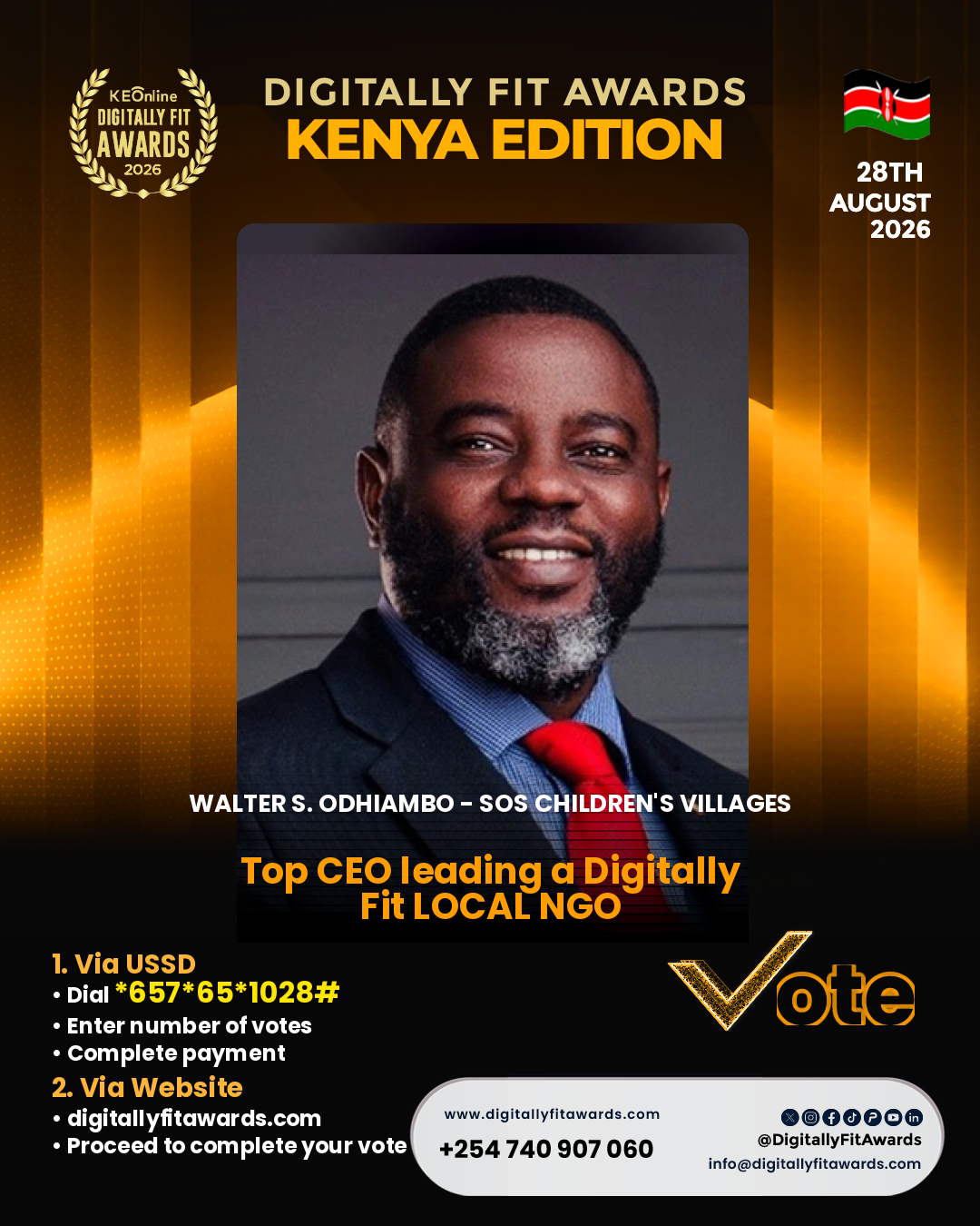 Walter S. Odhiambo - SOS Children's Villages poster