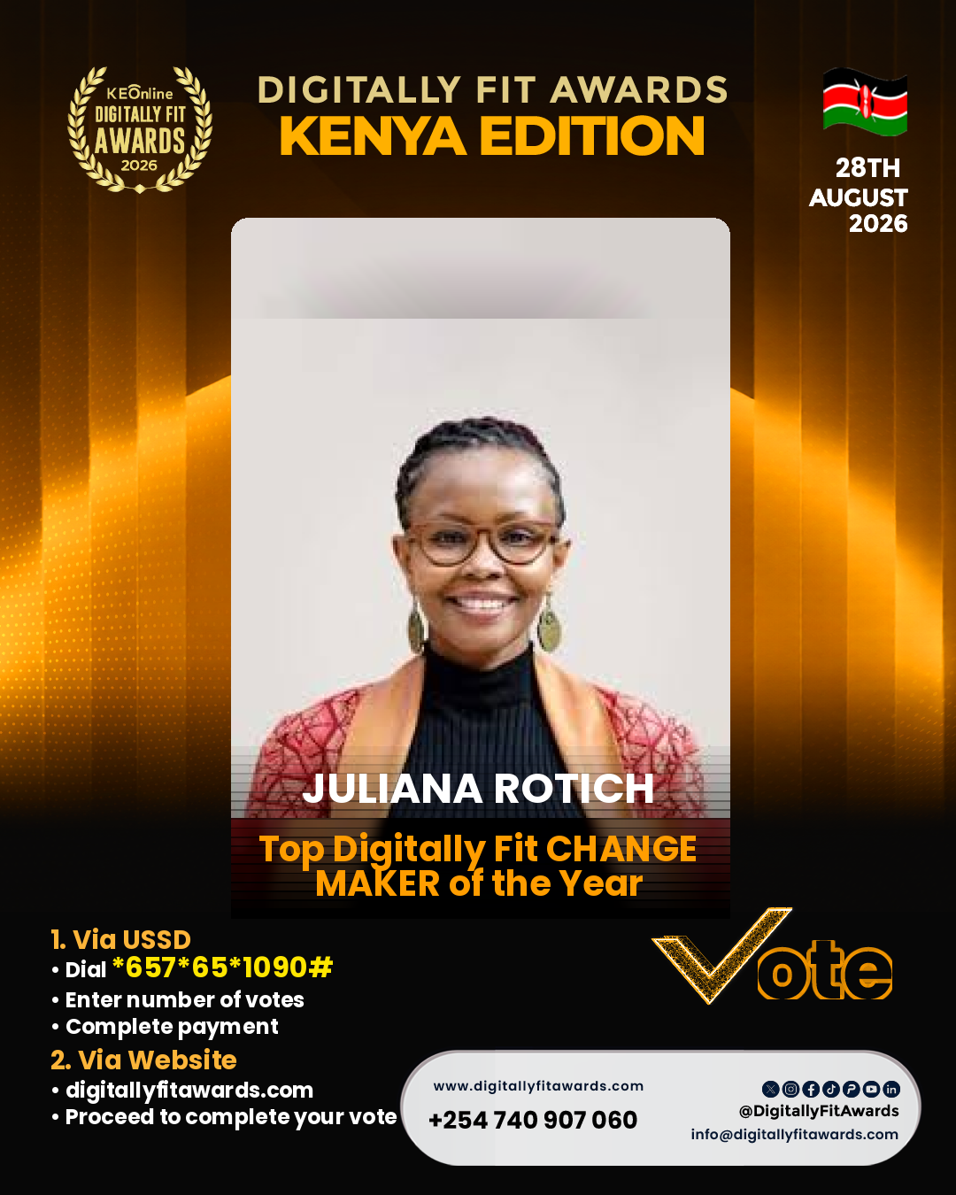 Juliana Rotich poster