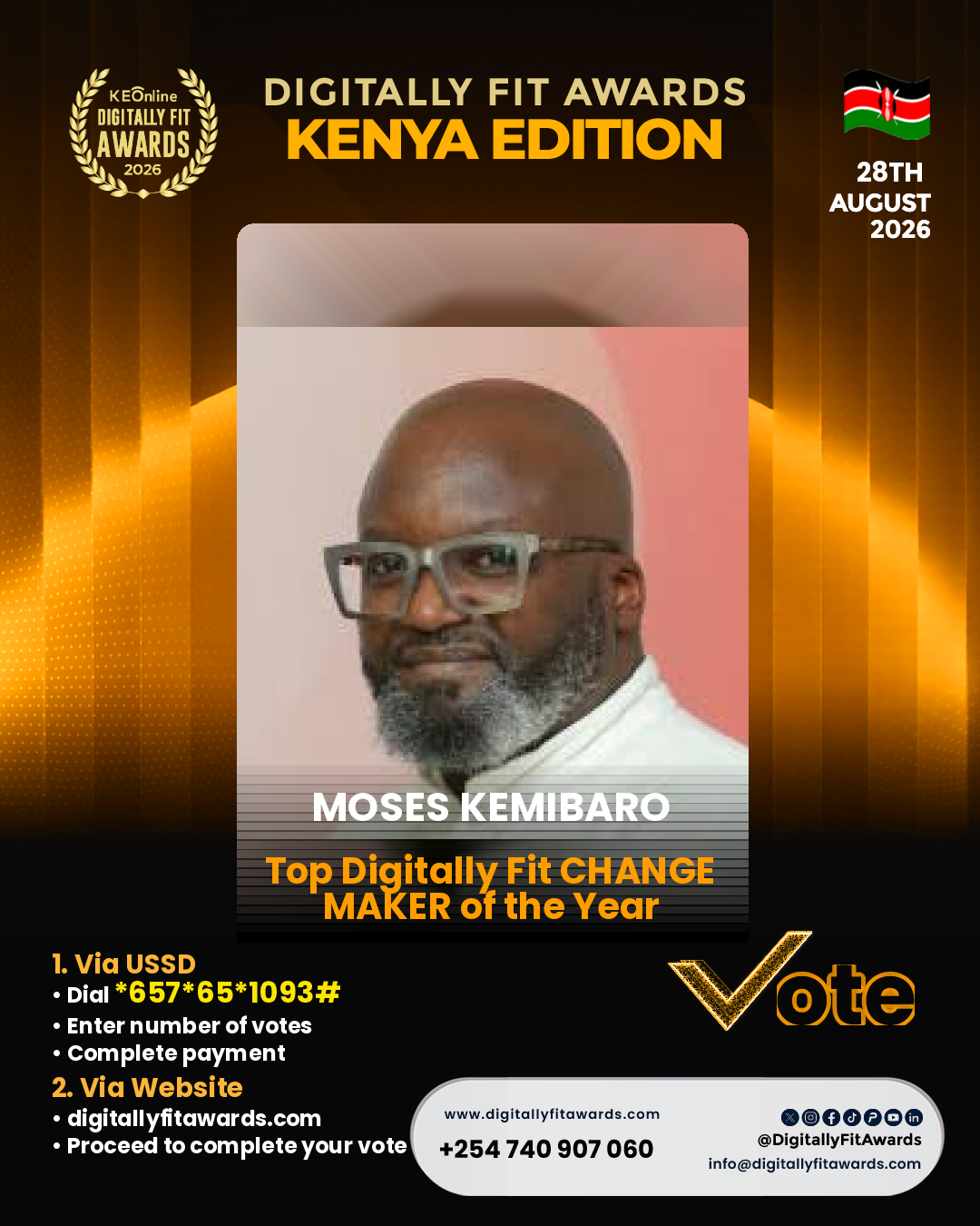 Moses Kemibaro poster