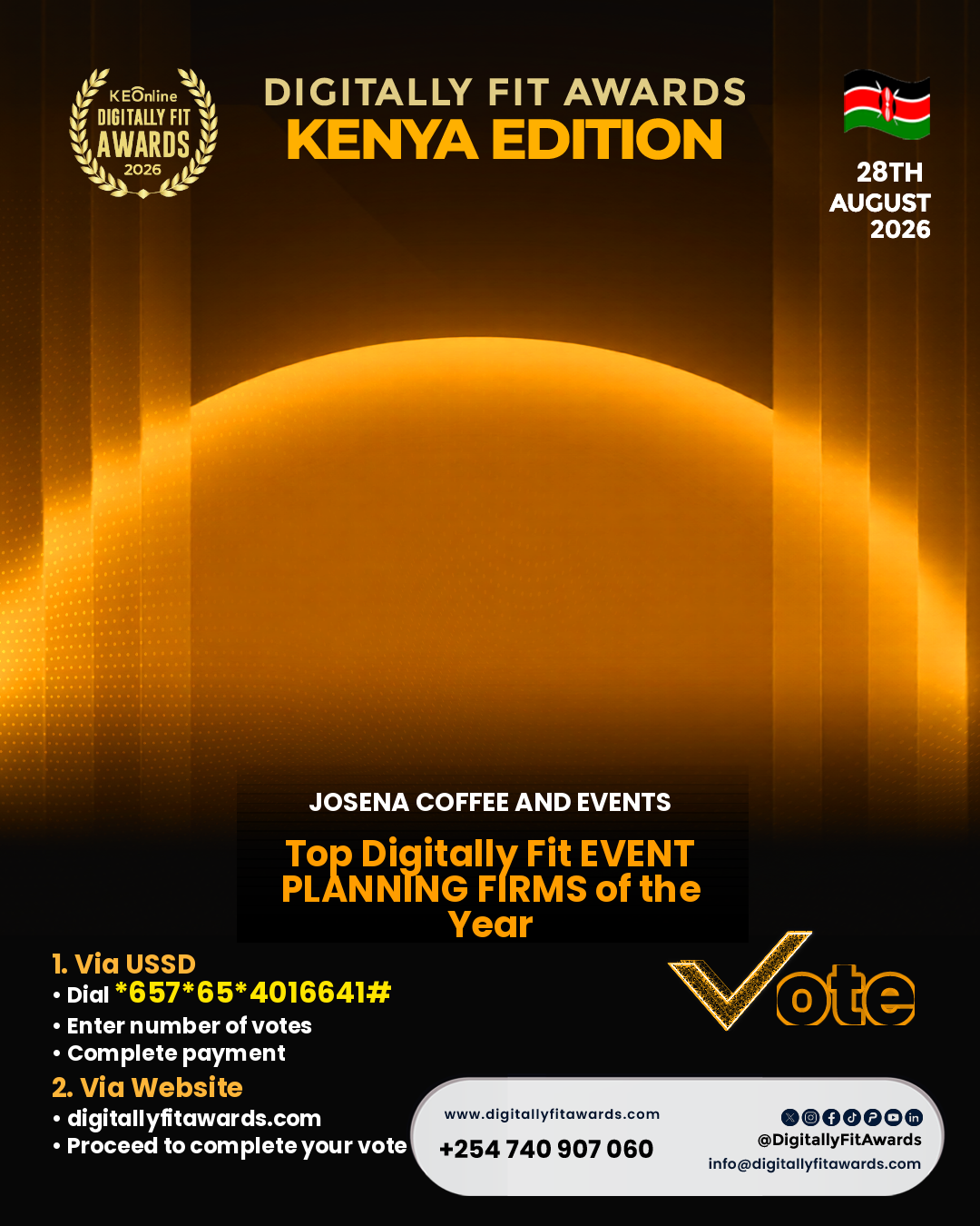 Josena Coffee and Events poster