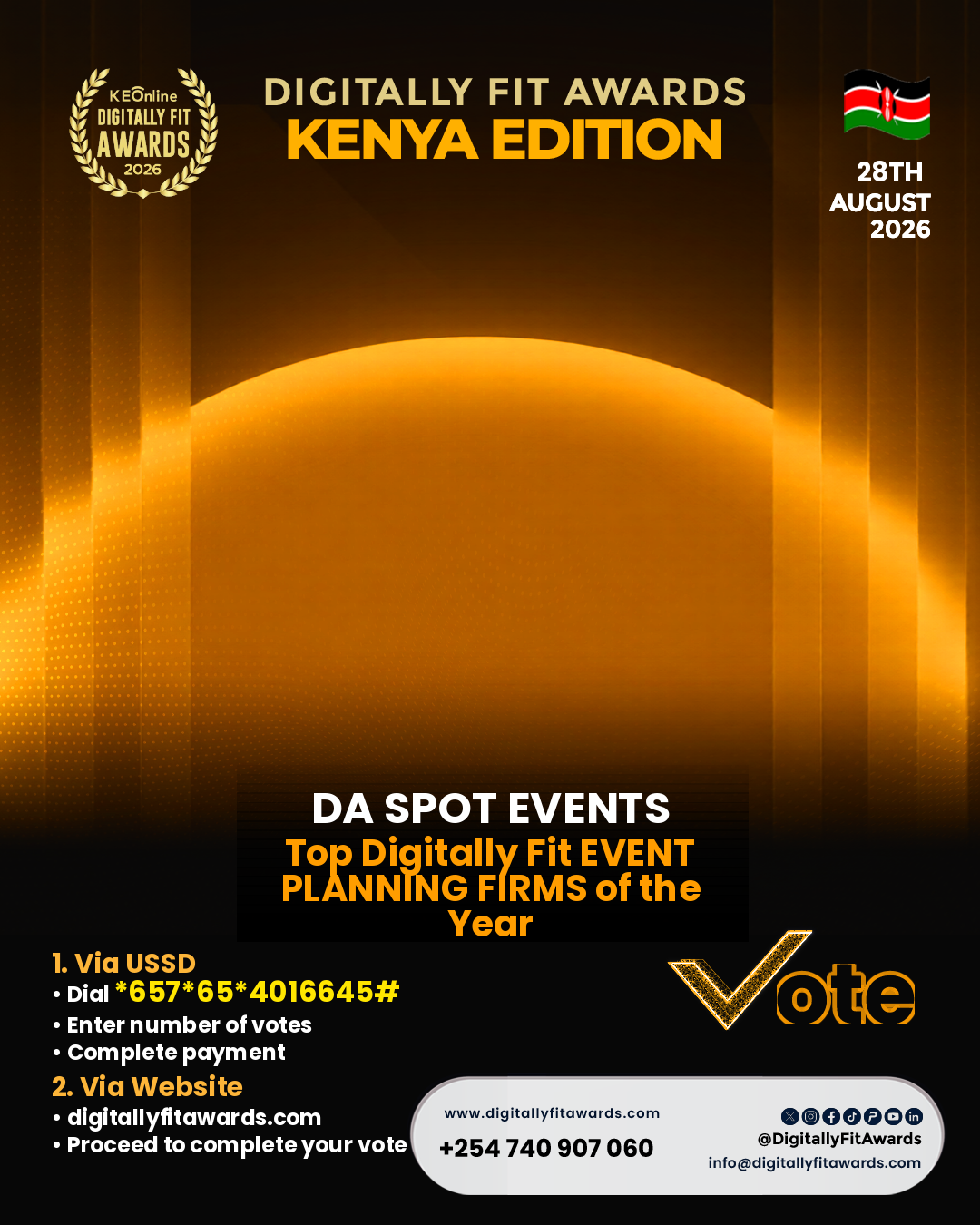 DA SPOT EVENTS poster