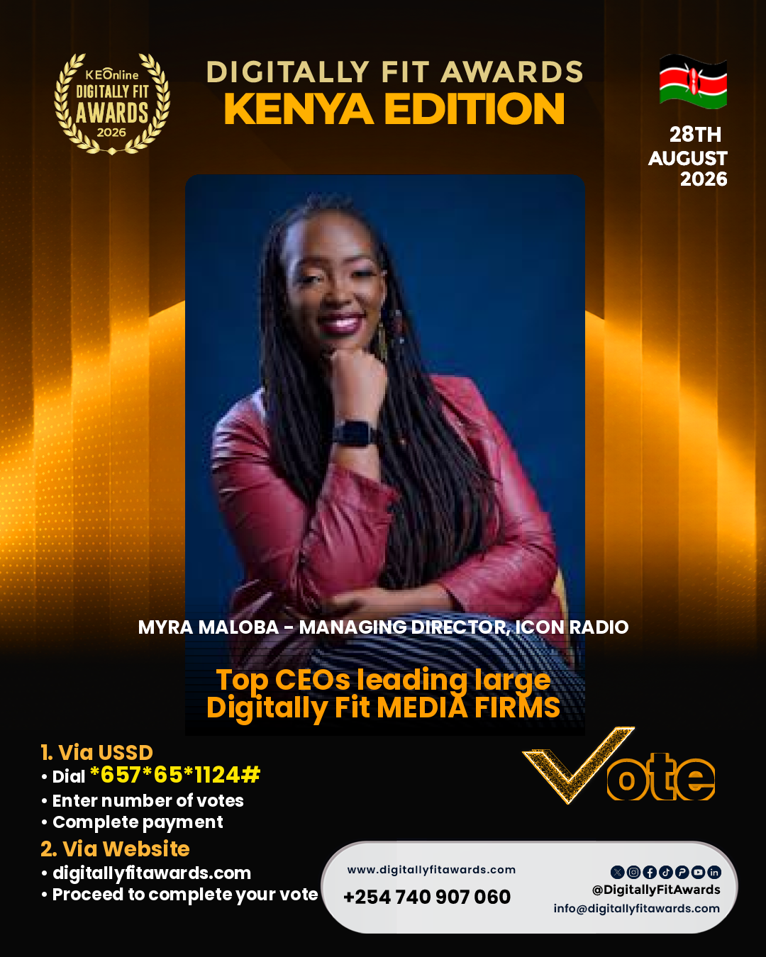 Myra Maloba - Managing Director, Icon Radio poster