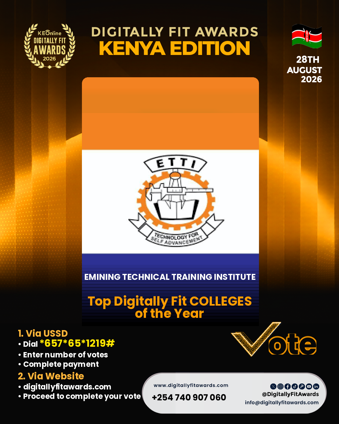 Emining Technical Training Institute poster