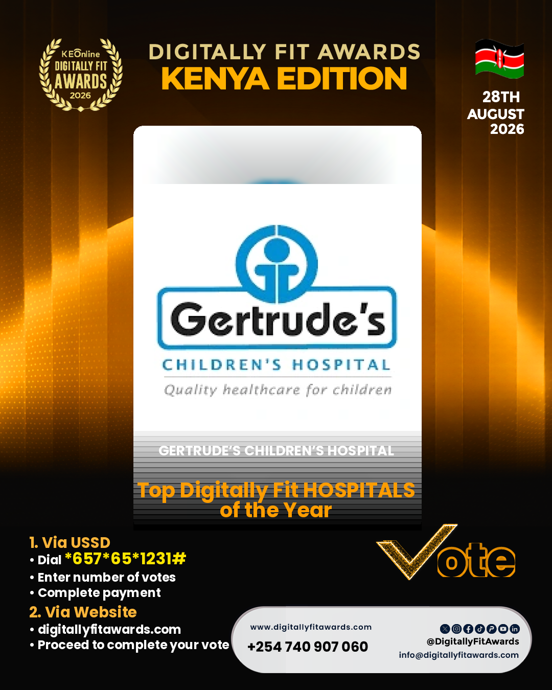 Gertrude’s Children’s Hospital poster