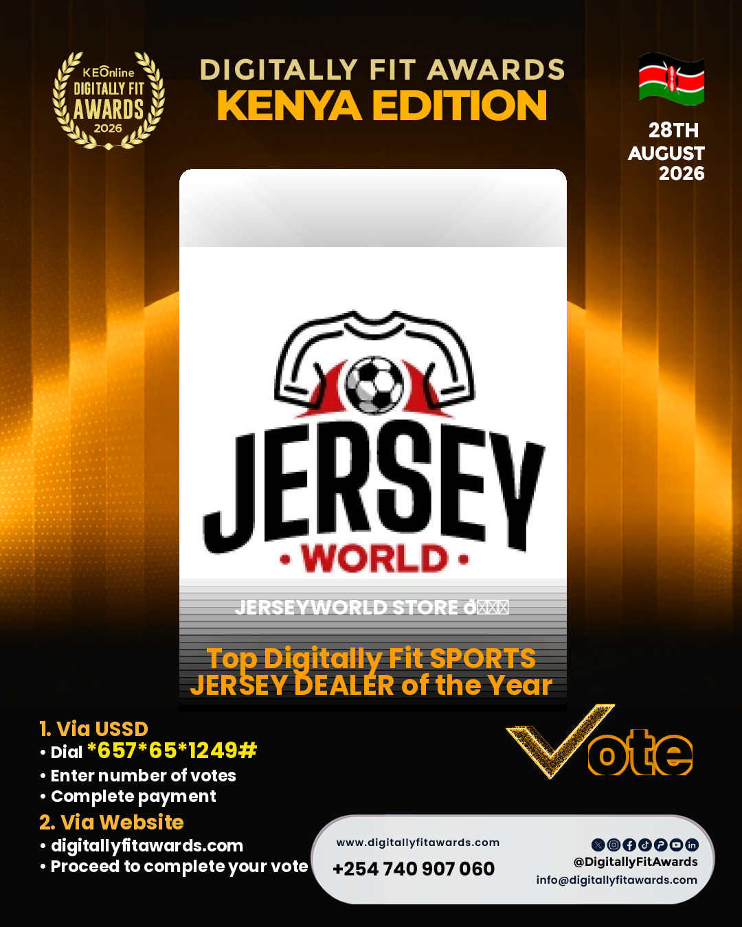 JERSEYWORLD STORE 🏆 poster