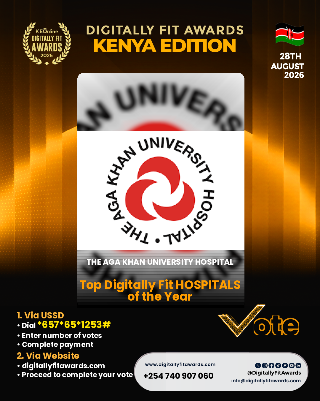 The Aga Khan University Hospital poster